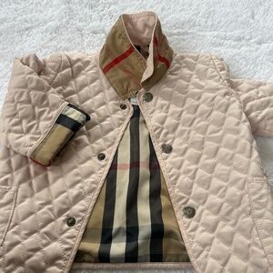 Baby Burberry light pink jacket
